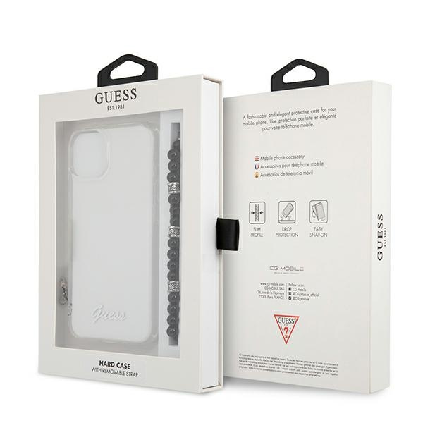 Guess GUHCP13SKPSBK iPhone 13 mini 5,4"Transparent hardcase Black Pearl