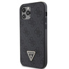 Guess GUHCP12MP4TDSCPK iPhone 12 / 12 Pro 6.1" czarny/black hardcase Crossbody 4G Metal Logo