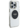 Etui Guess IML Metal Colored Circle      Classic Logo MagSafe do iPhone 16 Pro czarny