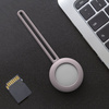 SILIKONOWE ELASTYCZNE ETUI BRELOK ZAWIESZKA DO LOKALIZATORA APPLE AIRTAG RÓŻOWY