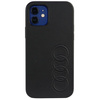 Etui Audi Synthetic Leather na iPhone 12 / iPhone 12 Pro - czarne