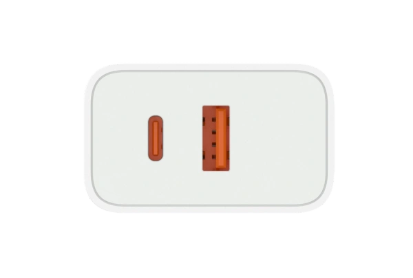 JELLICO wall charger multi-compatible EC02 PD 120W 1xUSB-C + 1xUSB QC3.0 White