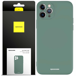Spacecase Etui Silicone Case iPhone 11 Pro Max dark green