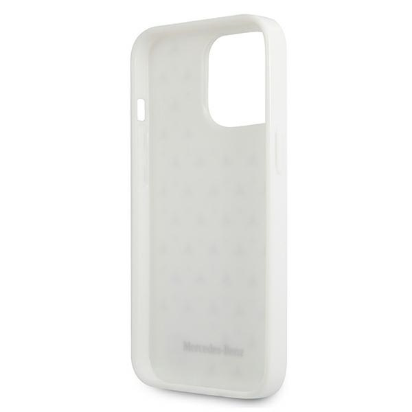 Etui Mercedes Silver Stars Pattern na iPhone 13 Pro / iPhone 13 - białe