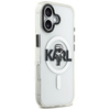 Etui Karl Lagerfeld IML Karl Sketch Logo MagSafe do iPhone 17 przezroczysty