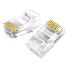 Ugreen 100x wtyk wtyczka złączka końcówka RJ45 8P8C Cat 6 przezroczysty (60558)
