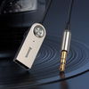 BASEUS BA01 BLUETOOTH 5.0 AUDIO RECEIVER CABLE AUX JACK AUDIO ADAPTER BLACK (CABA01-01)