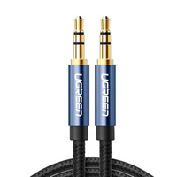 UGREEN AUDIO CABLE AUX STRAIGHT MINIJACK 3.5 MM 5M BLUE (AV112)