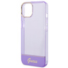 Guess GUHCP14SHGCOU iPhone 14 / 15 / 13 6.1" fioletowy/purple hardcase Translucent