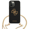 Guess GUHCP12LLSC4GBK iPhone 12 Pro Max6,7" czarny/black hardcase 4G Gold Chain Collection