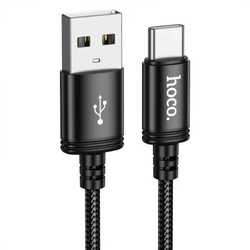 Kabel USB A do USB C Hoco 3A 3 m X91 czarny