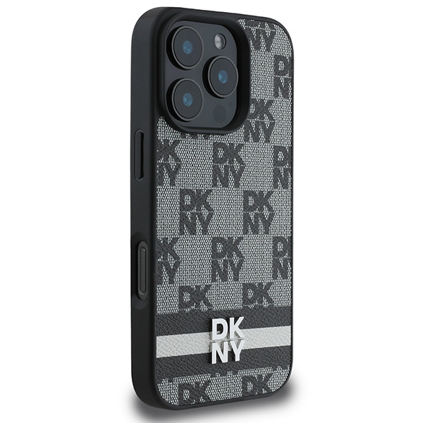 DKNY DKHCP16XPCPTSSK iPhone 16 Pro Max6,9" czarny/black hardcase Checkered Pattern & Printed Stripes