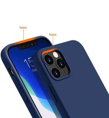 ETUI SILICONE CASE IPHONE 12 PRO MAX NAVY BLUE