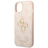 Guess GUHCP14S4GMGPI iPhone 14 / 15 / 136.1" różowy/pink hardcase 4G Big Metal Logo