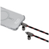 Uniwersalna smycz do telefonu kabel 2w1  Skinarma Dyno Ve USB-C/USB-C czarny