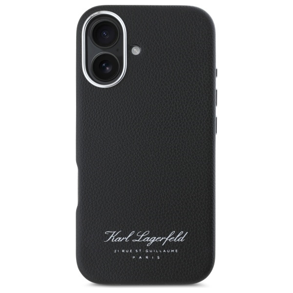 Karl Lagerfeld KLHCP16SPGWCMKHK iPhone 16 6,1" hardcase czarny/black hotel RSG