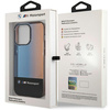 Etui BMW Half Tricolor na iPhone 14 Pro Max 6,7" - czarne