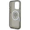 Etui Guess IML Metal Mountain Logo       MagSafe do iPhone 16 Pro Max czarny
