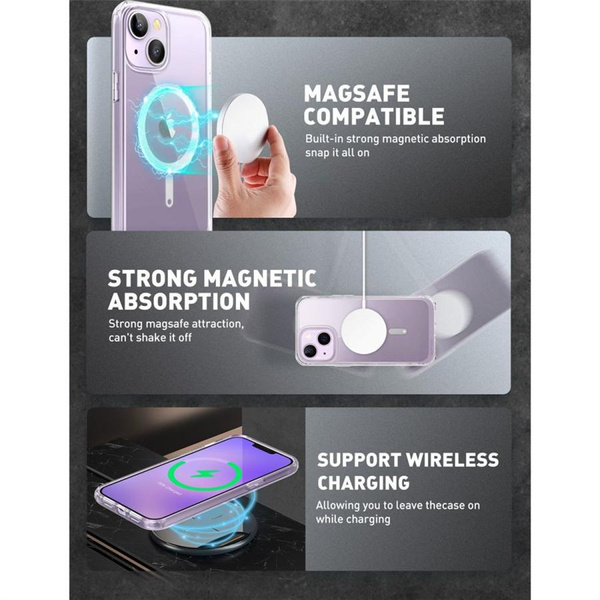 Supcase UB Mag Case with MagSafe for iPhone 14 Plus - Clear
