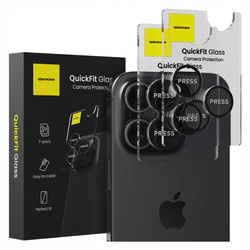 Spacecase Szkło na aparat QuickFit Camera iPhone 15 Pro/15 Pro Max black