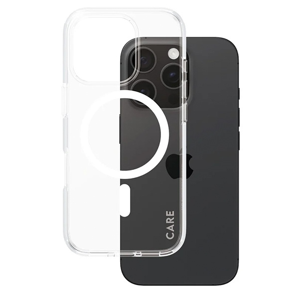 CARE by PanzerGlass Flagship Case iPhone 16 Pro 6.3" biały/white MagSafe 1338