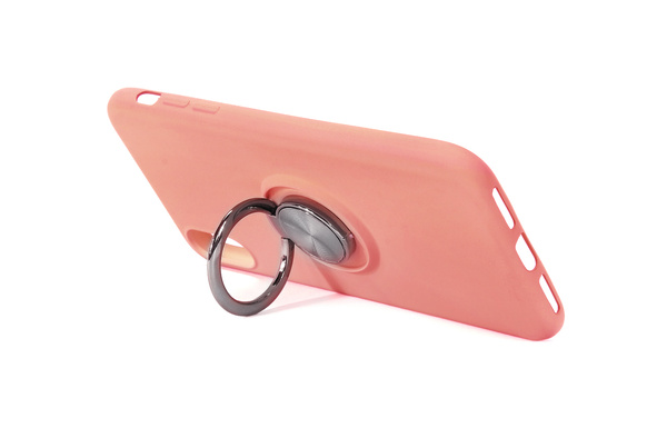 ETUI SILICONE RING IPHONE 7 PLUS / 8 PLUS JASNO RÓŻOWY