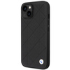 Case BMW BMHCP14S22RQDK iPhone 14 6.1" black/black Leather Quilted