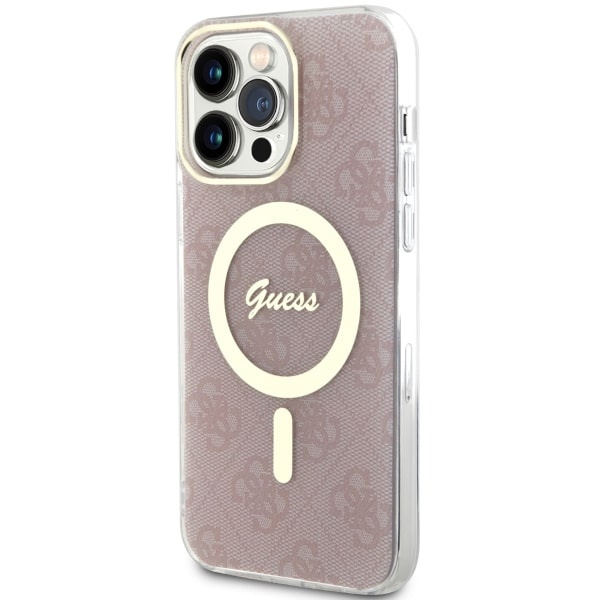 Guess GUHMP14XH4STP iPhone 14 Pro Max6.7" różowy/pink hardcase 4G MagSafe