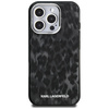 Etui Karl Lagerfeld IML Leopard Pattern  MagSafe do iPhone 16 Pro Max czarny