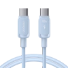 Joyroom Multi-Color Series A14 USB-C / USB-C Cable 100W 1.2 m - Blue