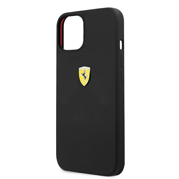 Ferrari FESSIHCP13MBK iPhone 13 / 14 / 15 6.1" czarny/black hardcase Silicone