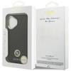 Etui Guess Grained Strass Logo MagSafe   do iPhone 17 czarny