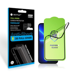 Szkło hybrydowe Bestsuit Flexible 5D Full Glue do Samsung Galaxy S23FE (Hot Bending) czarny