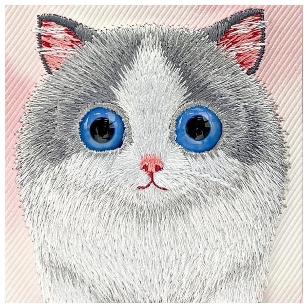 Nimmy etui iPhone 15 6.1" różowy/pink     Big Eyed Pet 2.0 Cat