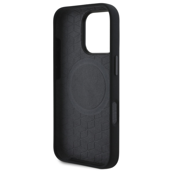 BMW BMHMP16L23SROK iPhone 16 Pro 6.3"     czarny/black hardcase M Silicone Printed Ring MagSafe