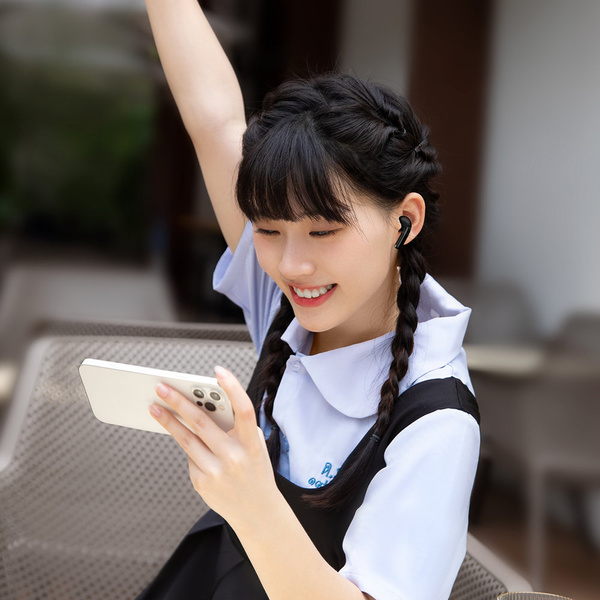 Baseus E3 bezprzewodowe słuchawki Bluetooth 5.0 TWS douszne wodoodporne IP64 czarny (NGTW080001)