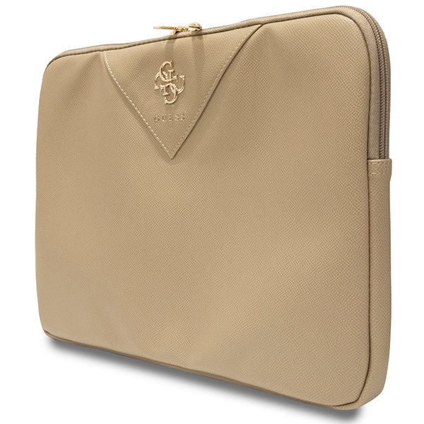 Guess Sleeve GUCS14ZPGSTEGD 14"złoty/light gold Triangle 4G
