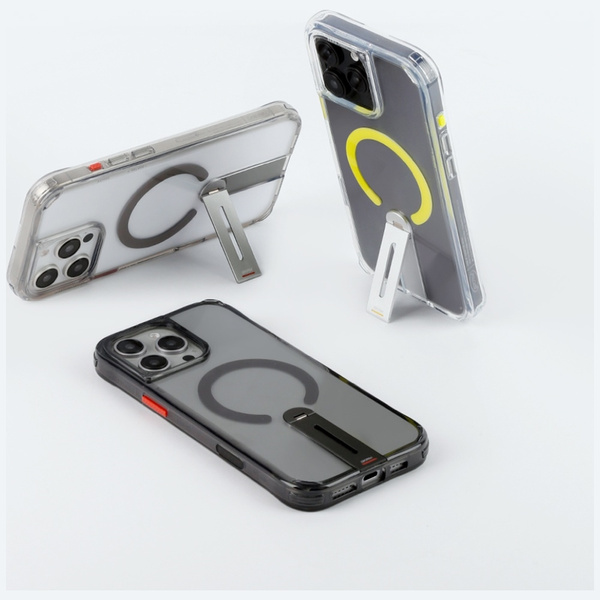 Etui Skinarma Helix do iPhone 16 Pro Max Magnetic Charging 360 Rotating Stand czarny