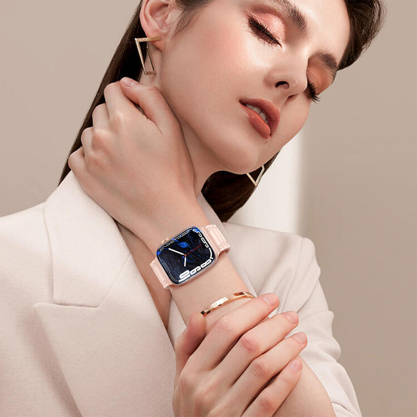 STRAP TRIPLE PROTECTION STRAP FOR APPLE WATCH ULTRA, SE, 8, 7, 6, 5, 4, 3, 2, 1 (49, 45, 44, 42 MM) BRACELET BRACELET TRANSPARENT