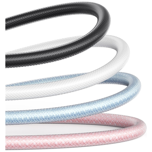 Kabel USAMS Cloud Series US-SJ658 6A     USB-A do USB-C 1,2m różowy