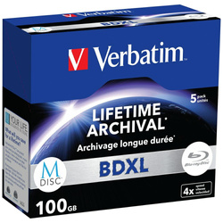 Płyta BD-XL Verbatim M-Disc 100GB 4X 5szt 43849
