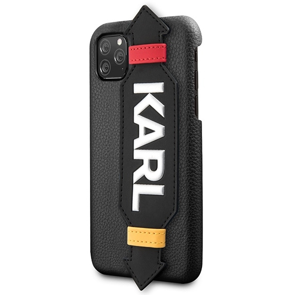 KARL LAGERFELD KLHCN58HDAWBK IPHONE 11 PRO 5,8" HARDCASE CZARNY/BLACK STRAP