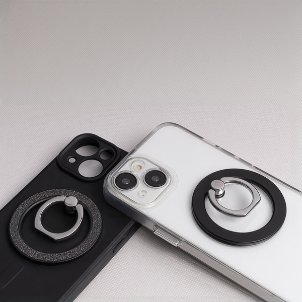 Ring Holder brokat czarny