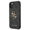 Guess GUHCN584GMGGR iPhone 11 Pro szary/grey hardcase 4G Big Metal Logo