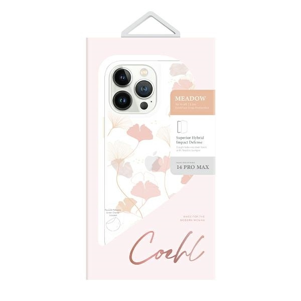 Uniq Coehl Meadow case for iPhone 14 Pro Max - pink