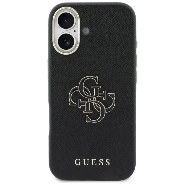 Etui Guess FW Resin Logo do iPhone 17    czarny