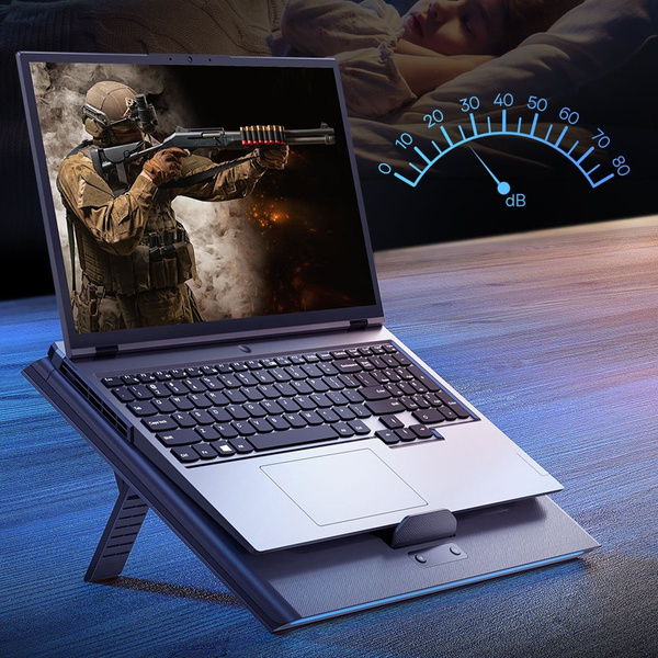 Baseus podstawka chłodząca do laptopa pod USB do 21" szary (LUWK000013)