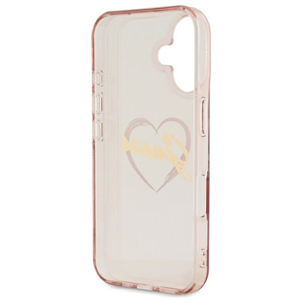 Guess GUHCP16SHCHGSPP iPhone 166.1" różowy/pink hardcase IML Heart
