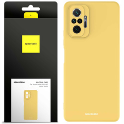 Spacecase Etui Silicone Case Redmi Note 10 Pro yellow