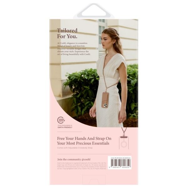 UNIQ etui Coehl Muse iPhone 16 Pro Max 6.9" Magnetic Charging dusty nude